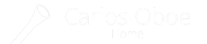Picture of Carlos Oboe logo which says "Carlos Oboe Home"